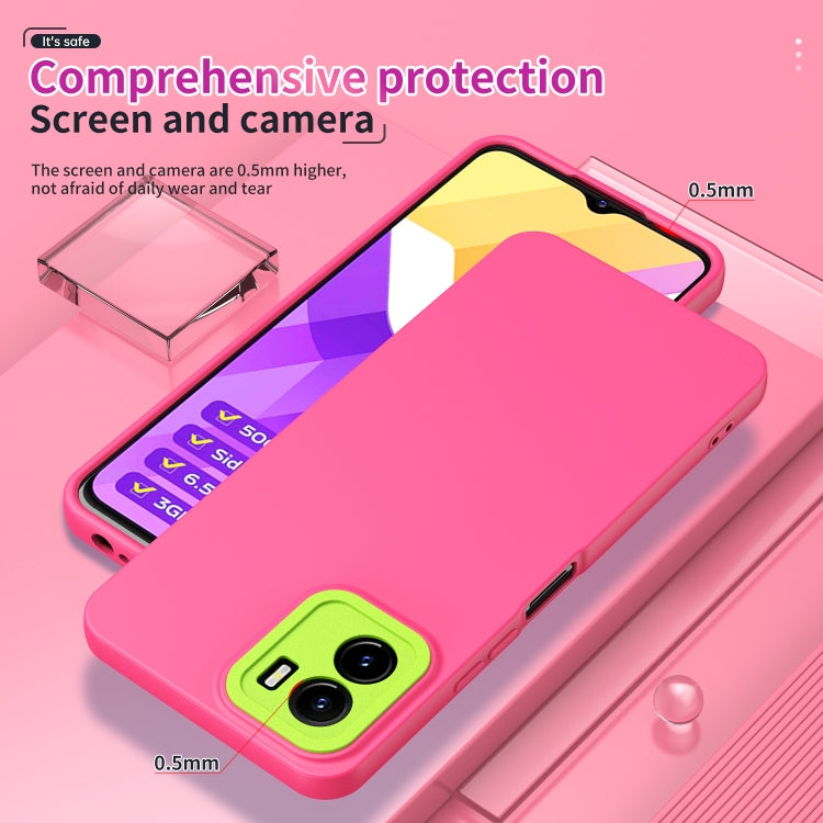 For vivo Y15s Lens Protection Skin Feel TPU Phone Case