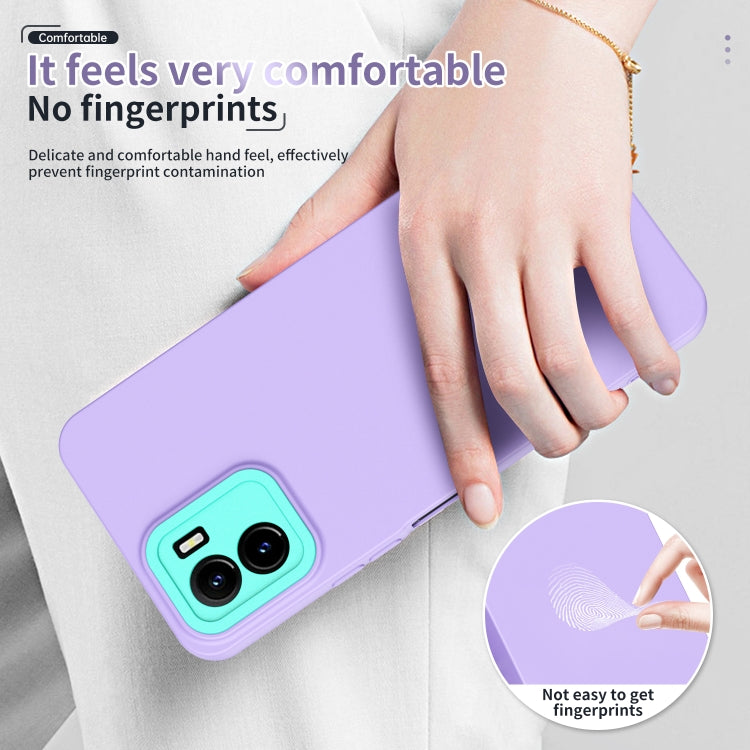 For vivo Y15s Lens Protection Skin Feel TPU Phone Case
