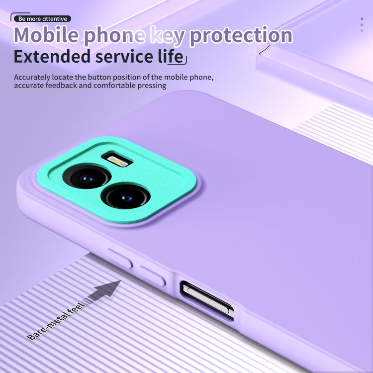For vivo Y15s Lens Protection Skin Feel TPU Phone Case
