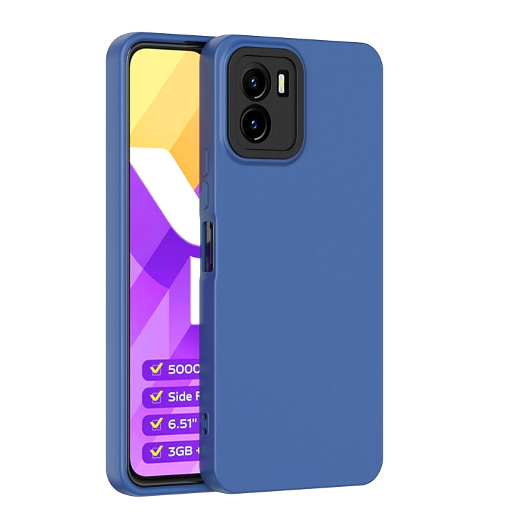 For vivo Y15s Lens Protection Skin Feel TPU Phone Case