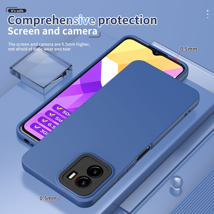 For vivo Y15s Lens Protection Skin Feel TPU Phone Case