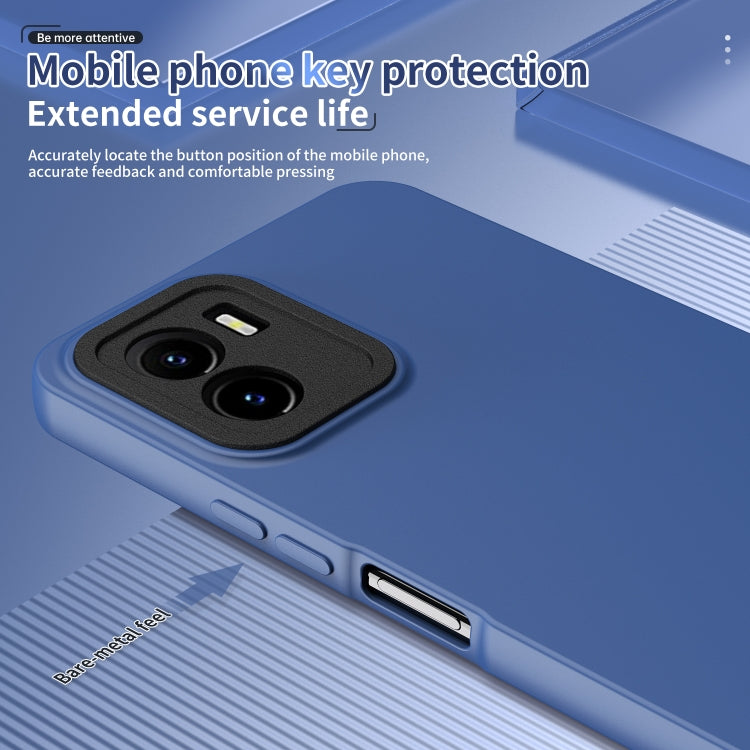 For vivo Y15s Lens Protection Skin Feel TPU Phone Case