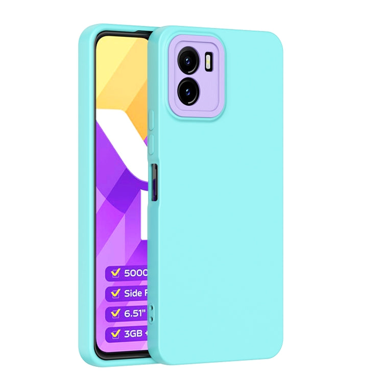 For vivo Y15s Lens Protection Skin Feel TPU Phone Case