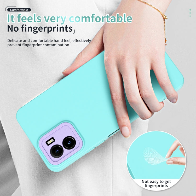 For vivo Y15s Lens Protection Skin Feel TPU Phone Case