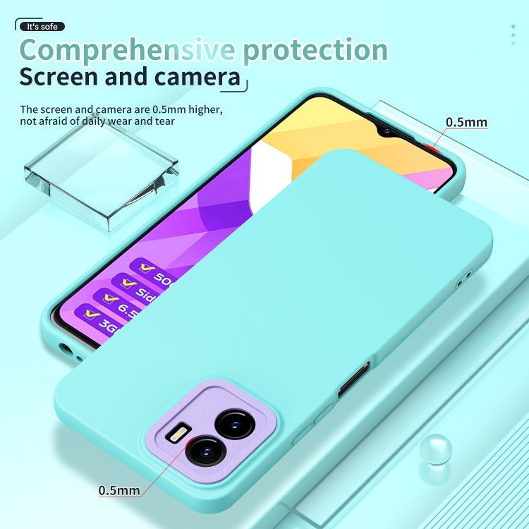 For vivo Y15s Lens Protection Skin Feel TPU Phone Case
