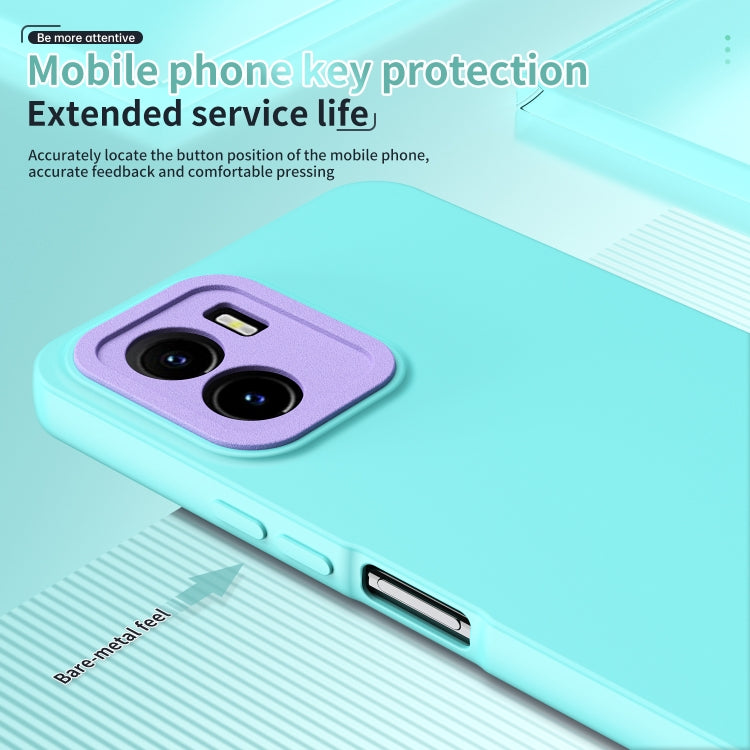 For vivo Y15s Lens Protection Skin Feel TPU Phone Case