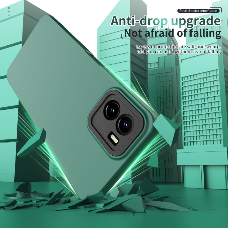 For vivo Y15s Lens Protection Skin Feel TPU Phone Case