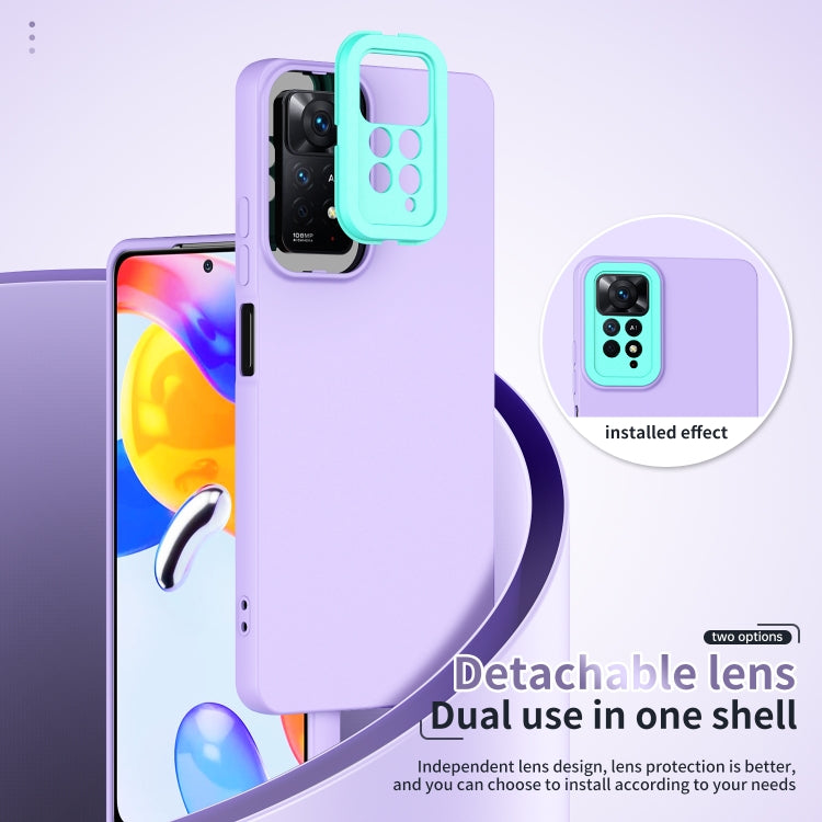 For Xiaomi Redmi Note 11 Global / Note 11S Lens Protection Skin Feel TPU Phone Case