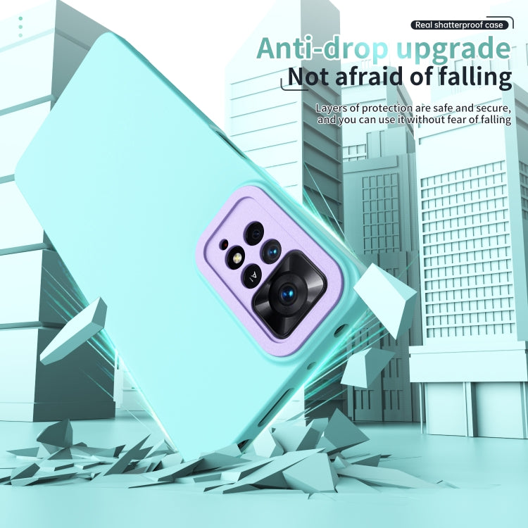 For Xiaomi Redmi Note 11 Global / Note 11S Lens Protection Skin Feel TPU Phone Case