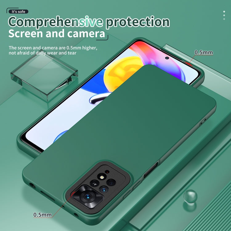 For Xiaomi Redmi Note 11 Global / Note 11S Lens Protection Skin Feel TPU Phone Case
