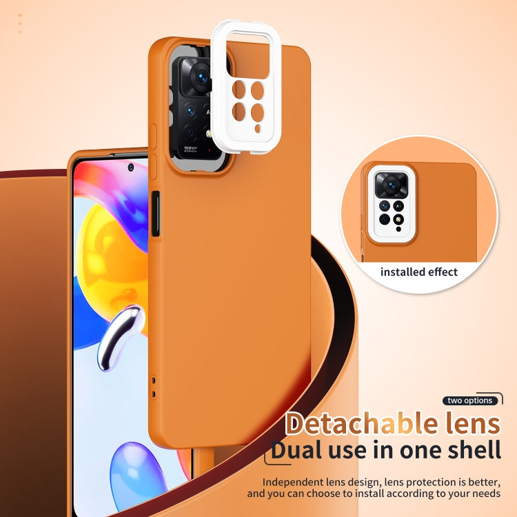 For Xiaomi Redmi Note 11 Global / Note 11S Lens Protection Skin Feel TPU Phone Case