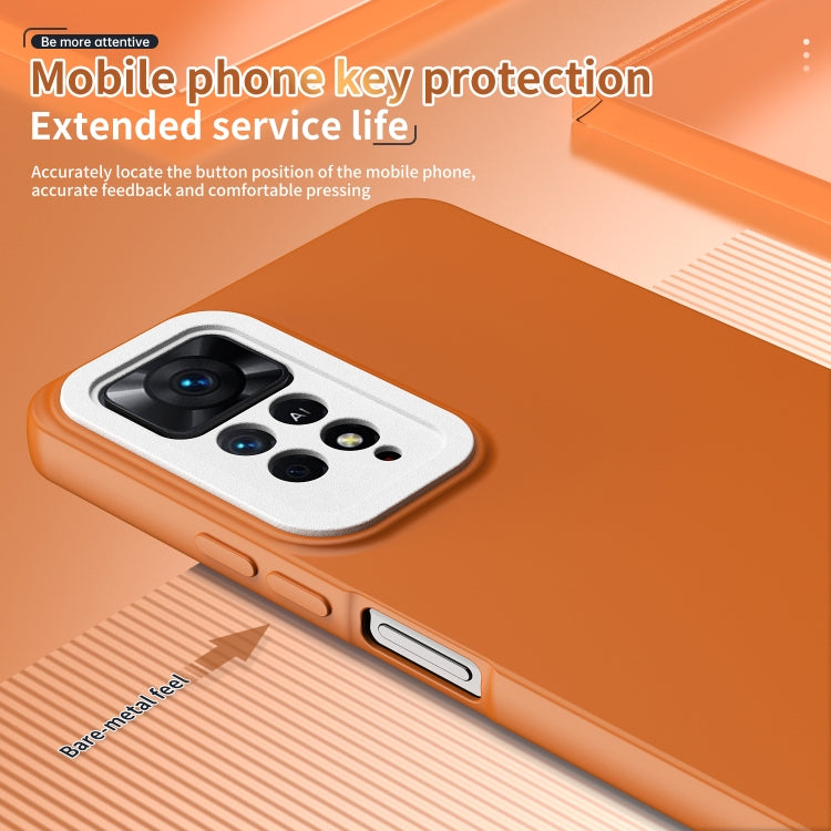 For Xiaomi Redmi Note 11 Global / Note 11S Lens Protection Skin Feel TPU Phone Case