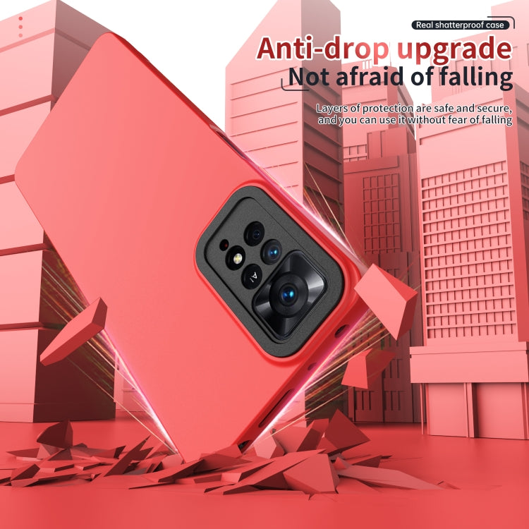 For Xiaomi Redmi Note 11 Pro 4G / 5G Lens Protection Skin Feel TPU Phone Case