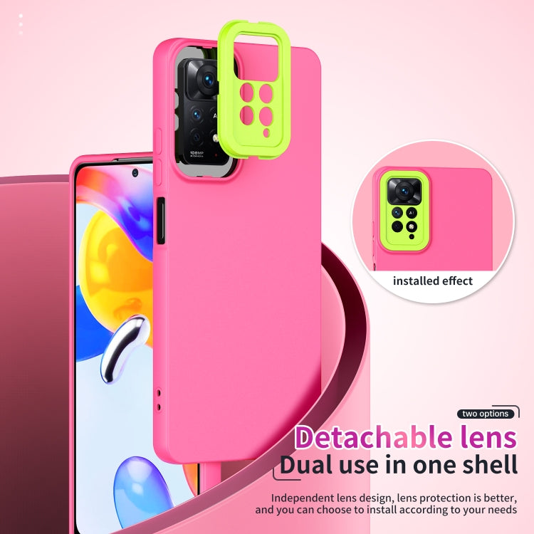 For Xiaomi Redmi Note 11 Pro 4G / 5G Lens Protection Skin Feel TPU Phone Case