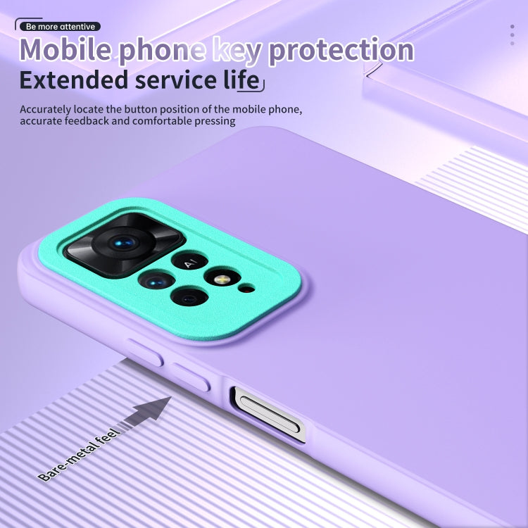 For Xiaomi Redmi Note 11 Pro 4G / 5G Lens Protection Skin Feel TPU Phone Case