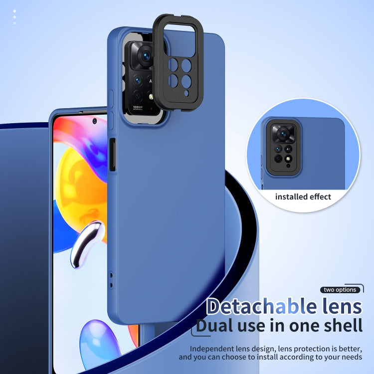 For Xiaomi Redmi Note 11 Pro 4G / 5G Lens Protection Skin Feel TPU Phone Case