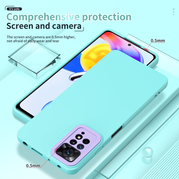 For Xiaomi Redmi Note 11 Pro 4G / 5G Lens Protection Skin Feel TPU Phone Case