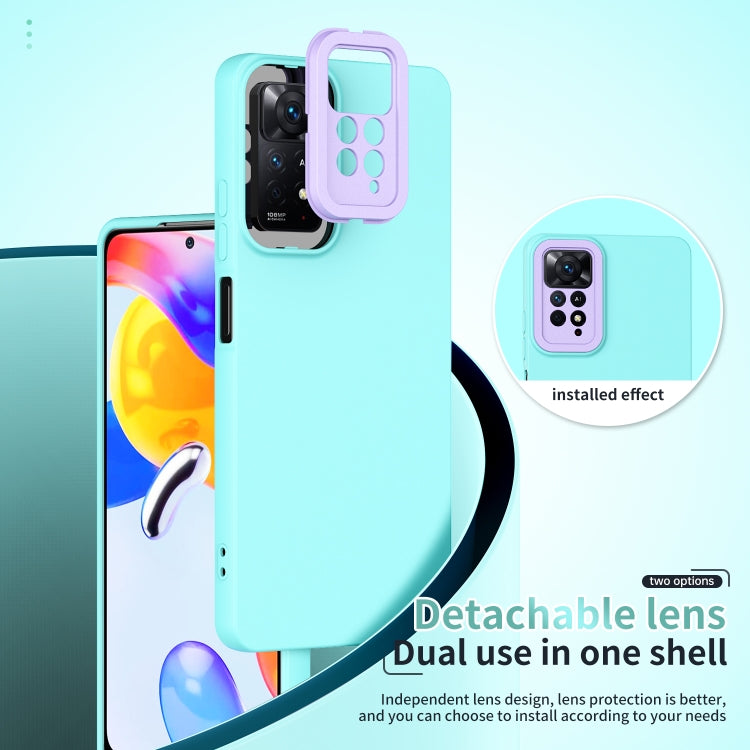 For Xiaomi Redmi Note 11 Pro 4G / 5G Lens Protection Skin Feel TPU Phone Case