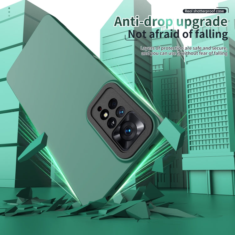 For Xiaomi Redmi Note 11 Pro 4G / 5G Lens Protection Skin Feel TPU Phone Case