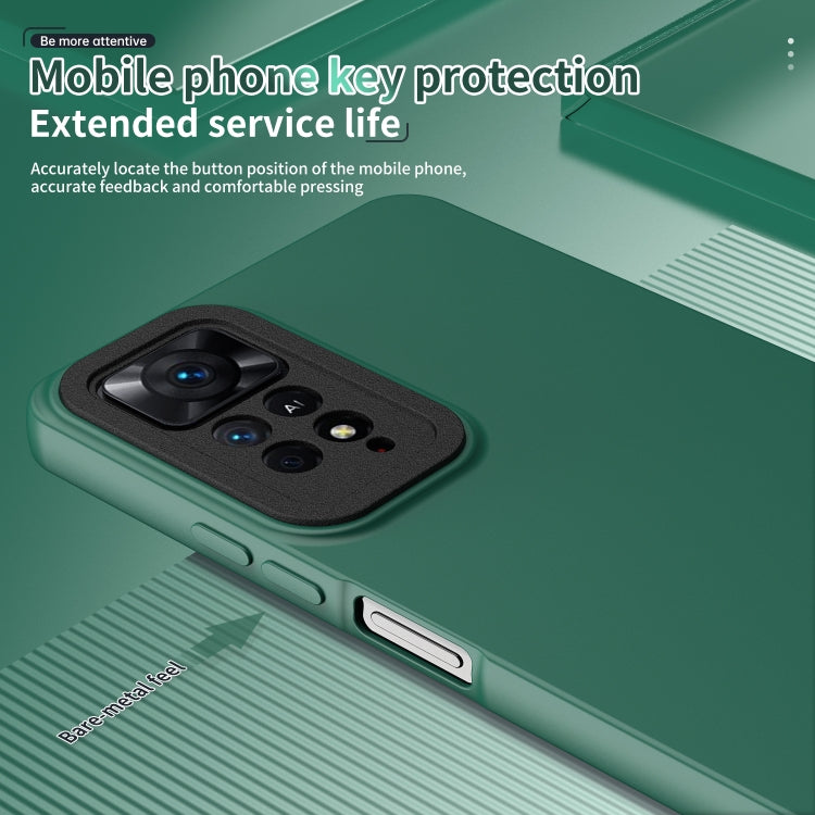 For Xiaomi Redmi Note 11 Pro 4G / 5G Lens Protection Skin Feel TPU Phone Case