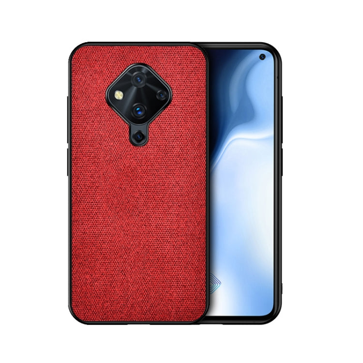 For Vivo S1 Pro (Indian Version) Shockproof Cloth Texture PC + TPU Protective Case
