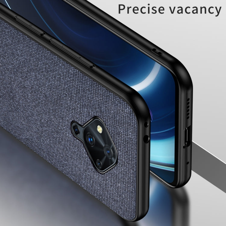 For Vivo S1 Pro (Indian Version) Shockproof Cloth Texture PC + TPU Protective Case