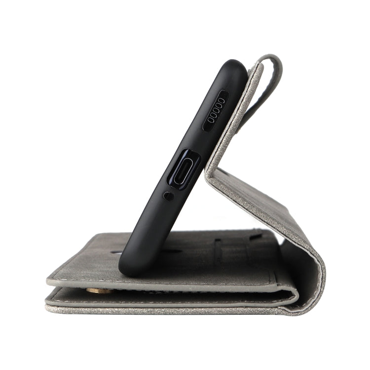 For OnePlus 10 Pro 5G Rivet Buckle 9 Cards Three Fold Leather Phone Case