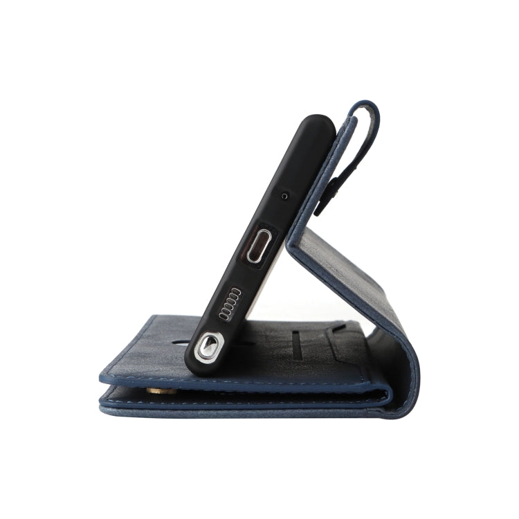 For Xiaomi 11T Rivet Buckle 9 Cards Three Fold Leather Phone Case