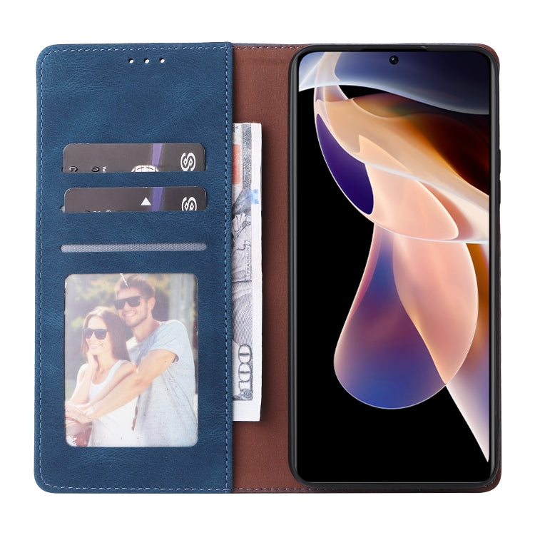 For Xiaomi Redmi Note 11 Pro Simple Suction Closure Leather Phone Case