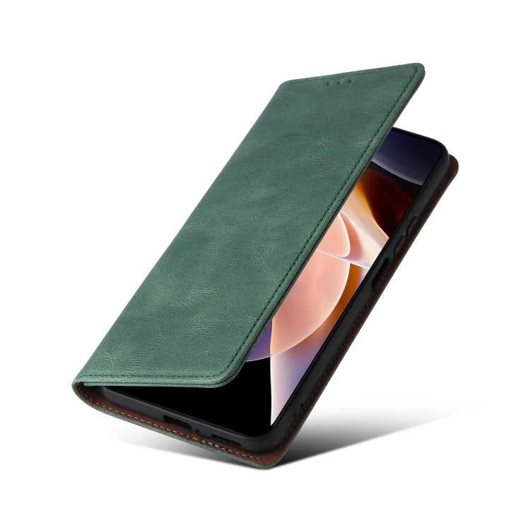 For Xiaomi Redmi Note 11 Pro Simple Suction Closure Leather Phone Case