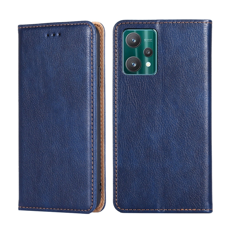 For OPPO Realme 9 Pro Pure Color Magnetic Leather Phone Case