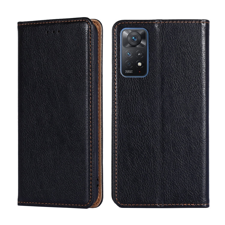 For Xiaomi Redmi Note 11 Pro 4G / 5G Global Pure Color Magnetic Leather Phone Case