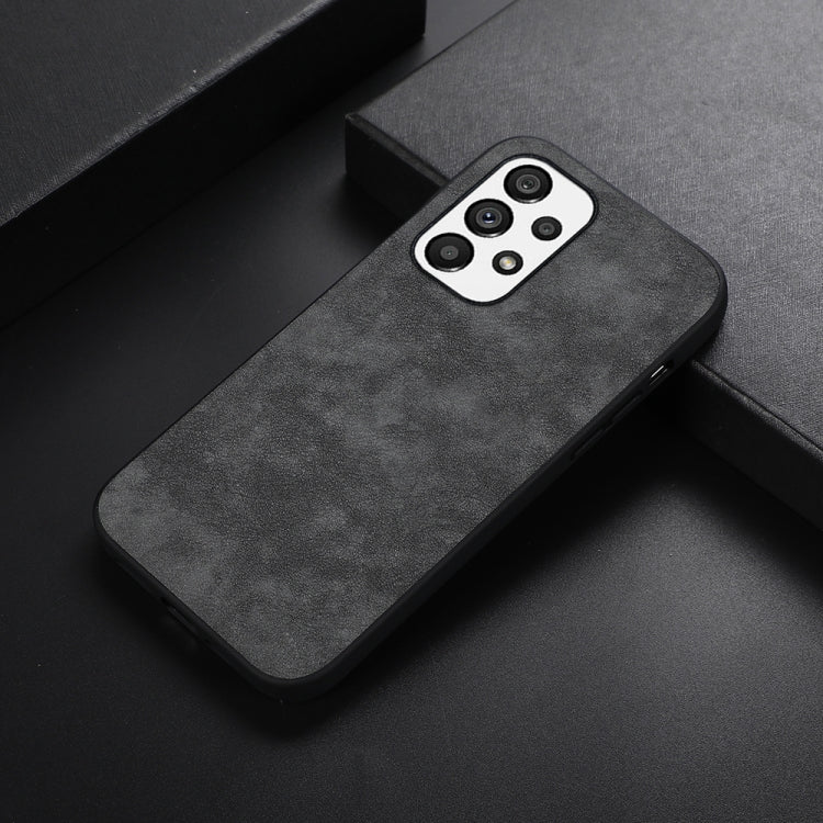 For Samsung Galaxy A73 5G Morocco Texture PU+TPU+PC Shockproof Phone Case