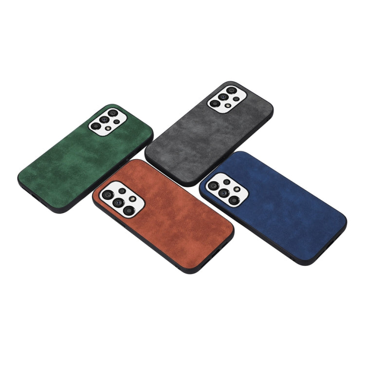 For Samsung Galaxy A73 5G Morocco Texture PU+TPU+PC Shockproof Phone Case