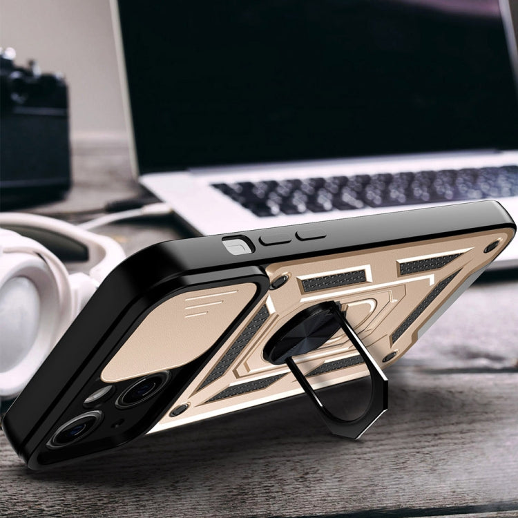 For iPhone 14 Sliding Camera Cover Design TPU+PC Phone Case