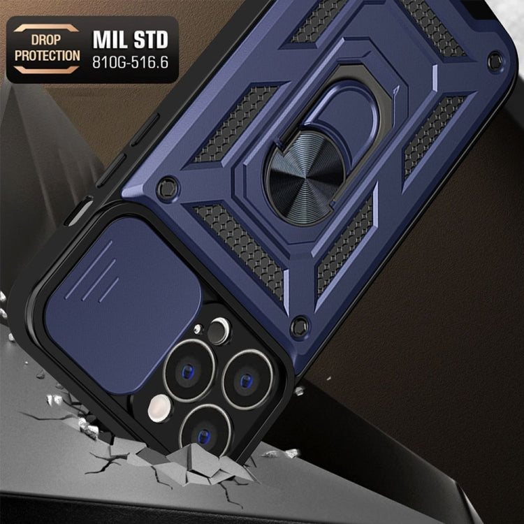 For iPhone 14 Plus Sliding Camera Cover Design TPU+PC Phone Case