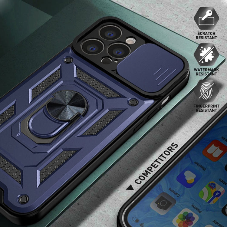 For iPhone 14 Plus Sliding Camera Cover Design TPU+PC Phone Case