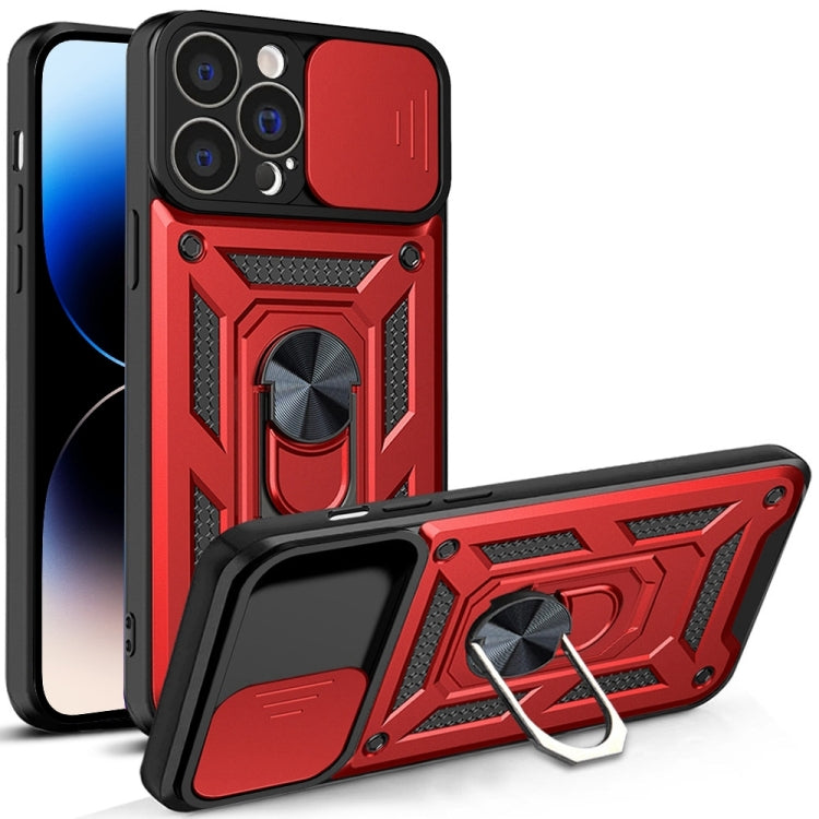 For iPhone 14 Pro Max Sliding Camera Cover Design TPU+PC Phone Case