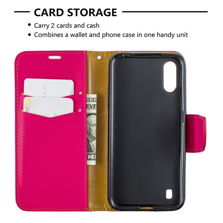 For Xiaomi Redmi K30 Litchi Texture Pure Color Horizontal Flip PU Leather Case with Holder & Card Slots & Wallet & Lanyard