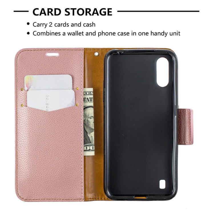 For Xiaomi Redmi K30 Litchi Texture Pure Color Horizontal Flip PU Leather Case with Holder & Card Slots & Wallet & Lanyard