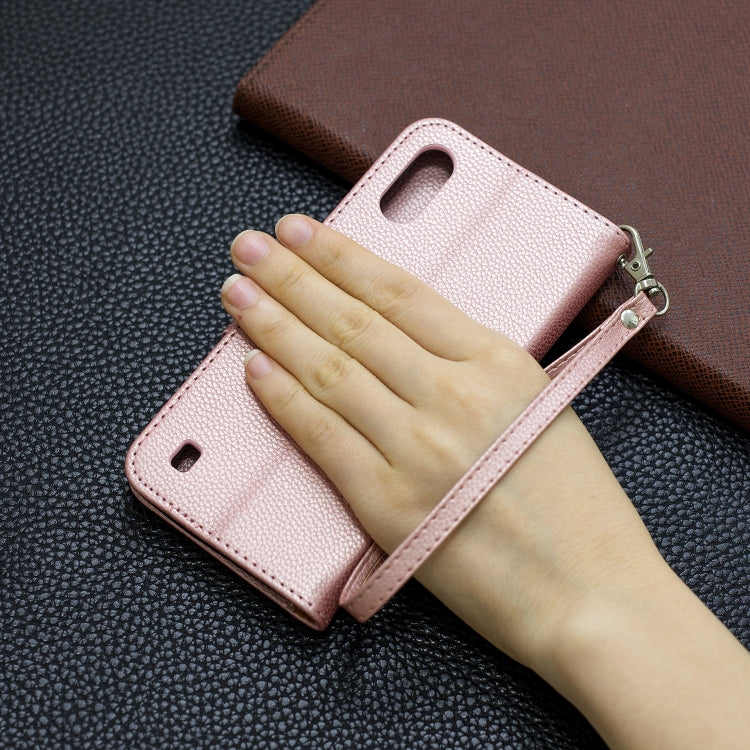 For Xiaomi Redmi K30 Litchi Texture Pure Color Horizontal Flip PU Leather Case with Holder & Card Slots & Wallet & Lanyard