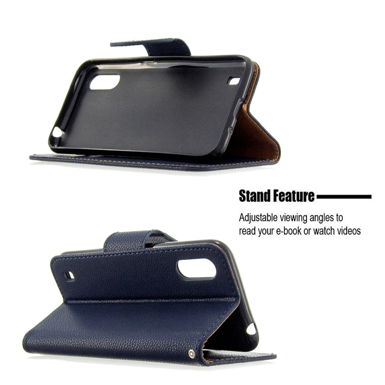 For Xiaomi Redmi K30 Litchi Texture Pure Color Horizontal Flip PU Leather Case with Holder & Card Slots & Wallet & Lanyard