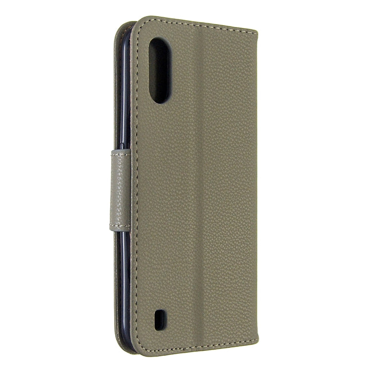 For Xiaomi Redmi K30 Litchi Texture Pure Color Horizontal Flip PU Leather Case with Holder & Card Slots & Wallet & Lanyard