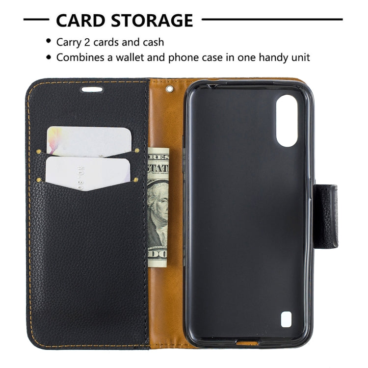 For Xiaomi Redmi K30 Litchi Texture Pure Color Horizontal Flip PU Leather Case with Holder & Card Slots & Wallet & Lanyard