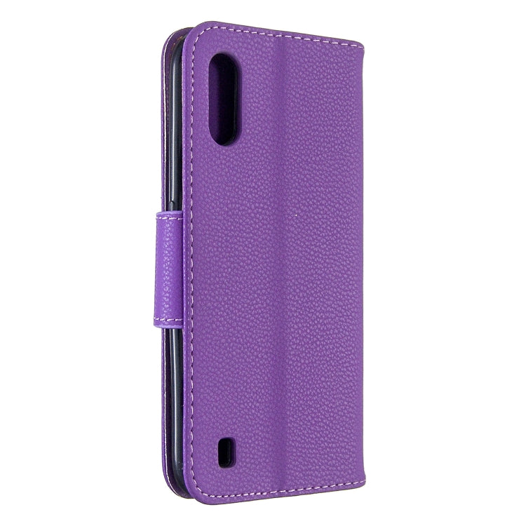 For Xiaomi Redmi K30 Litchi Texture Pure Color Horizontal Flip PU Leather Case with Holder & Card Slots & Wallet & Lanyard