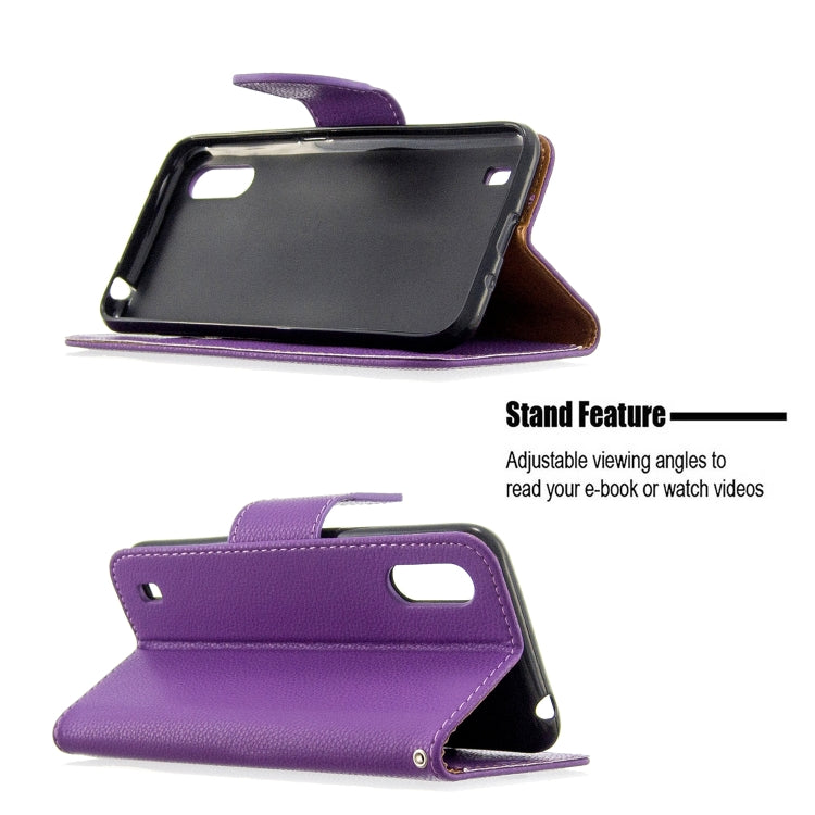 For Xiaomi Redmi K30 Litchi Texture Pure Color Horizontal Flip PU Leather Case with Holder & Card Slots & Wallet & Lanyard