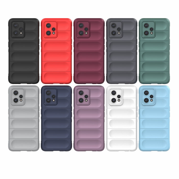 For OPPO Realme 9 Pro+ Magic Shield TPU + Flannel Phone Case