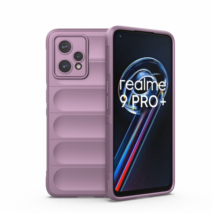 For OPPO Realme 9 Pro+ Magic Shield TPU + Flannel Phone Case