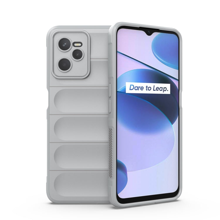For OPPO Realme C35 Magic Shield TPU + Flannel Phone Case