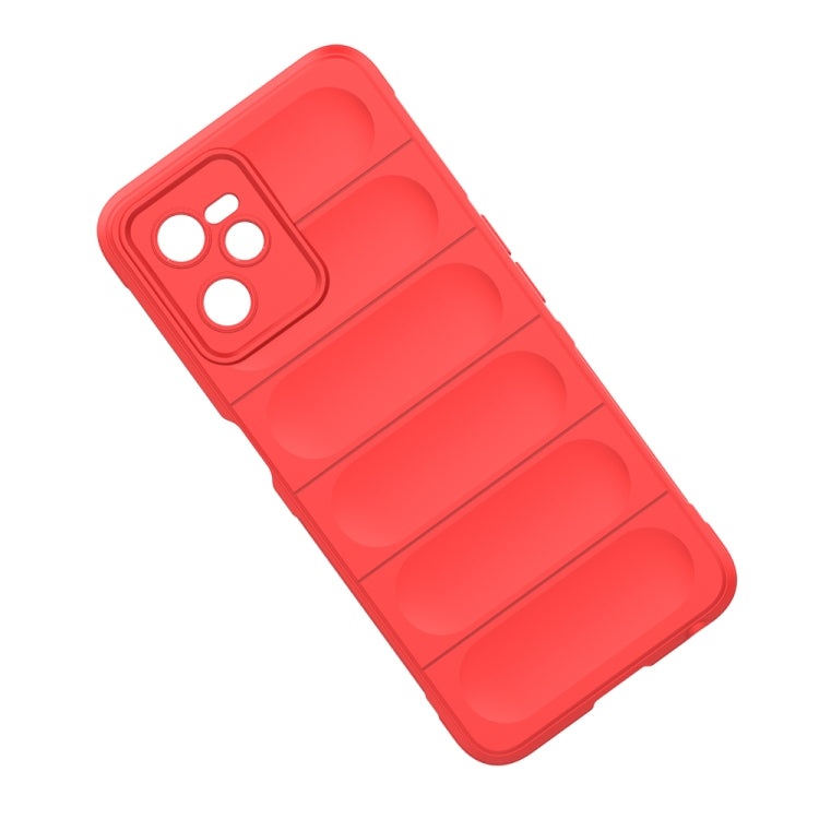 For OPPO Realme C35 Magic Shield TPU + Flannel Phone Case